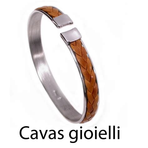 Bracciali uomo in argento, acciaio o pelle .